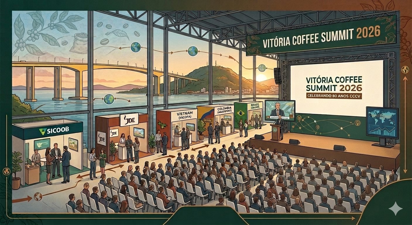 Geopolítica e mercado: Líderes dos EUA, Colômbia e Vietnã confirmam presença no Vitória Coffee Summit