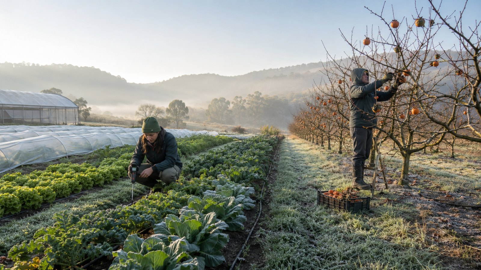 Frio exige cuidados especiais no cultivo de hortaliças e frutas
