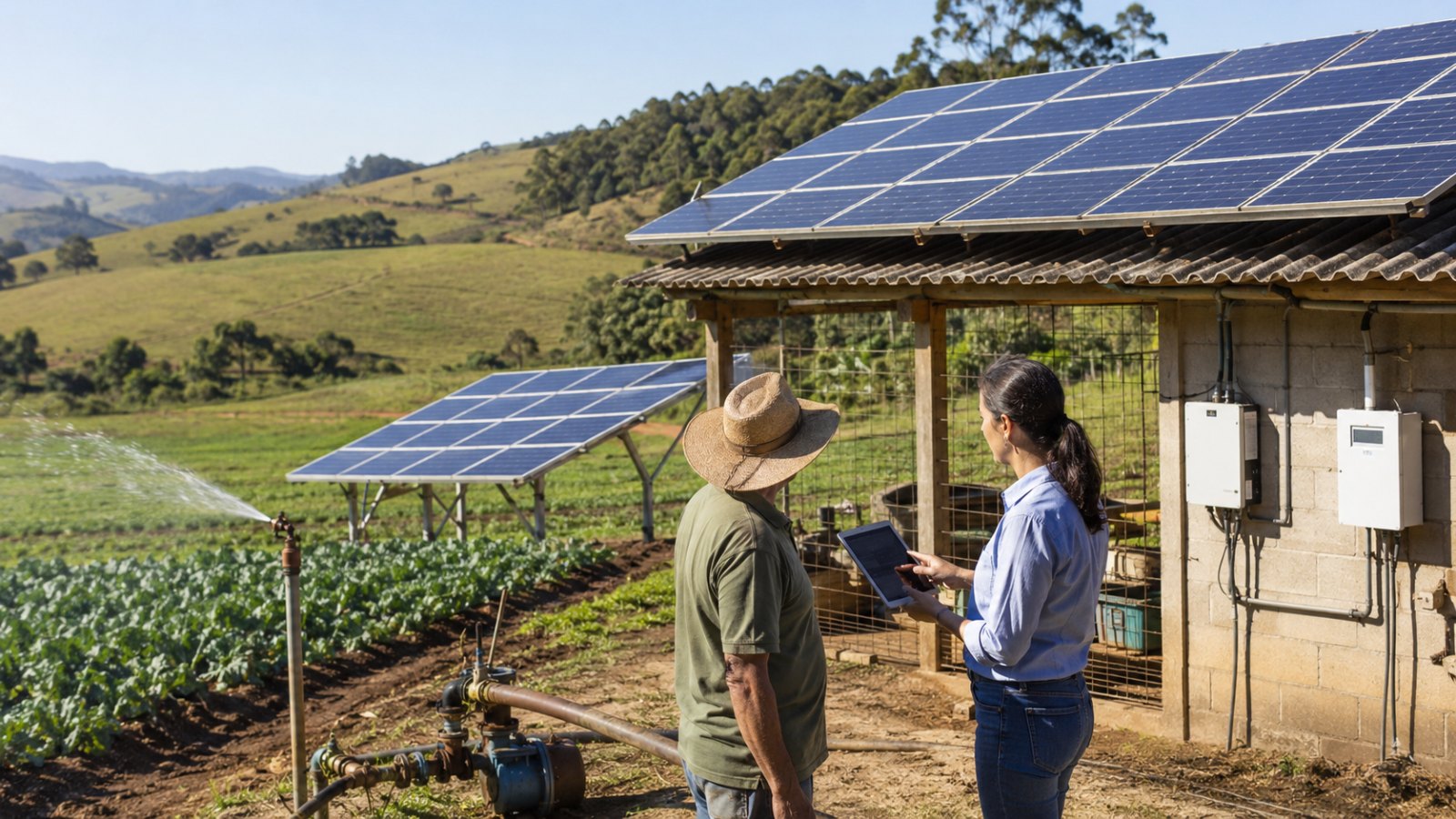 Energia solar avança no Espírito Santo e crédito amplia acesso nas propriedades rurais