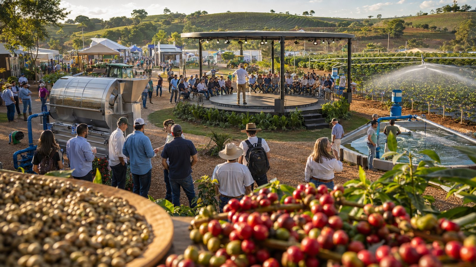 Pinheiros AgroShow 2026 terá IA, gestão hídrica e secagem de café a gás