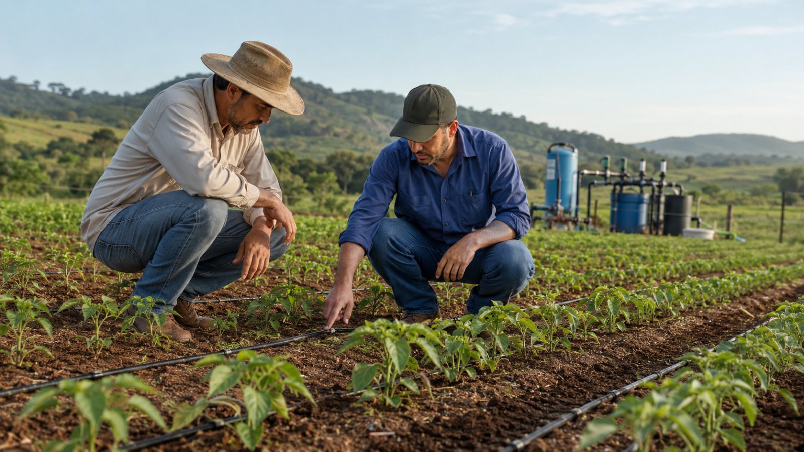 Irrigação por gotejamento é cara? Entenda o que define o custo do projeto