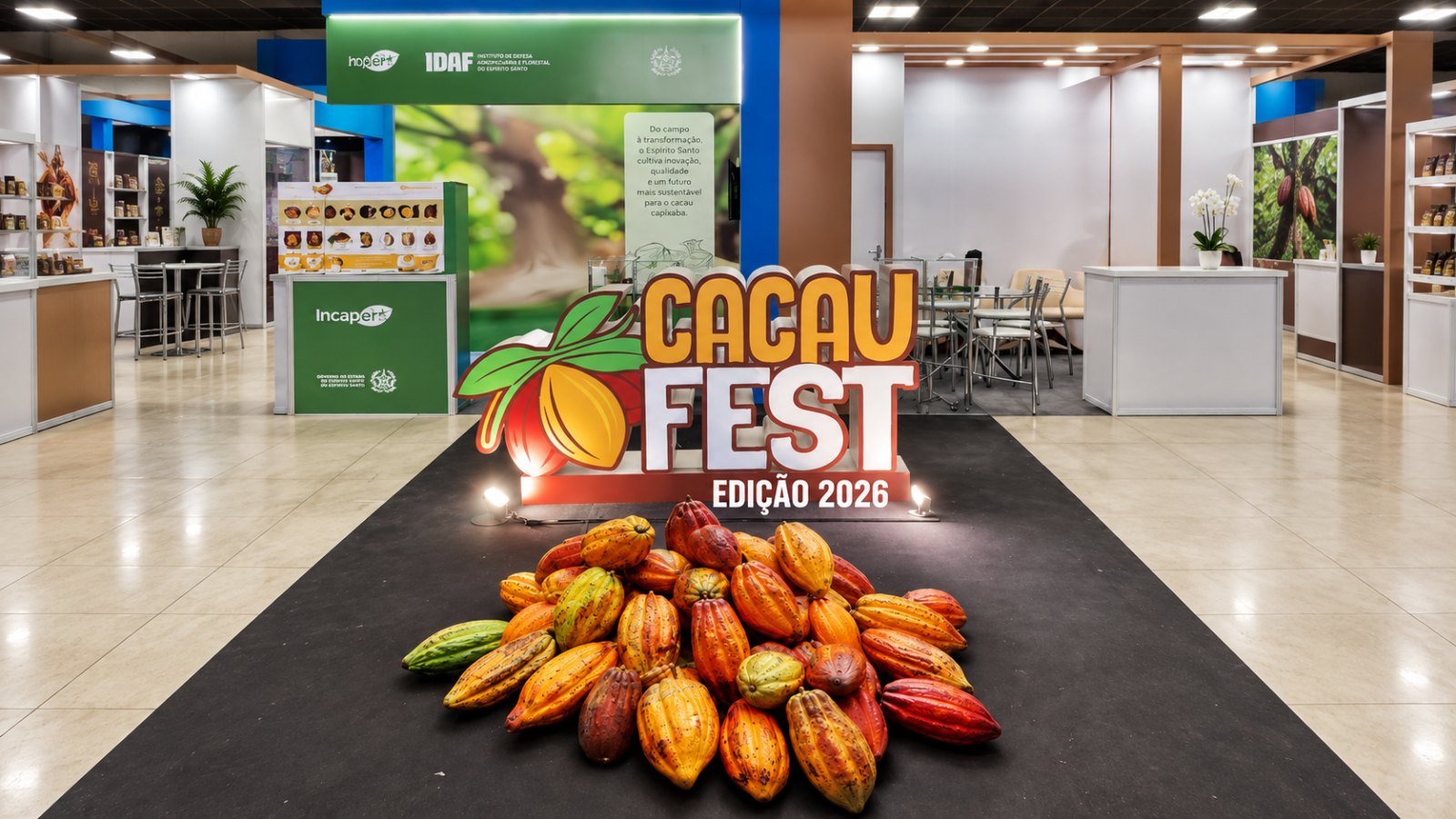 Incaper debate qualidade de mudas de cacau na Cacau Fest em Linhares